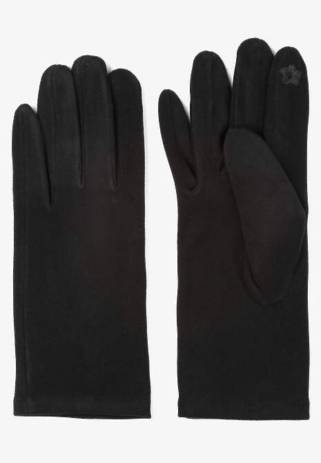 Czarne Rękawiczki do Ekranów Dotykowych Ginli