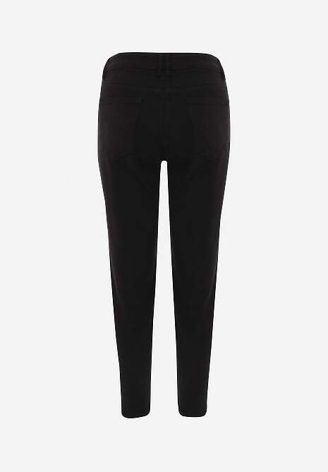 Jeansuri negre Mom Fit talie inalta Kasena 7