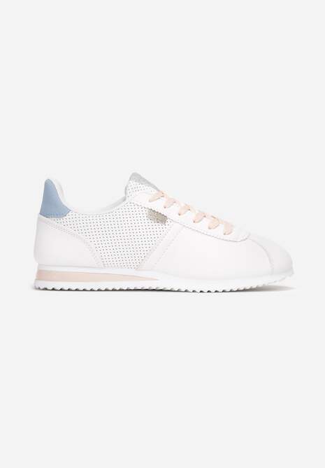 Białe Sneakersy z Przeszyciami Phyrise 4