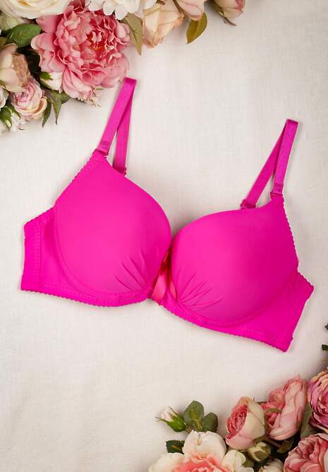 Sutien Fucsia Push-Up cu Bretele Reglabile Hypysa
