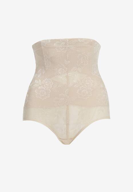 Bej Modelare Chilot Bumbac Talie Inalta Badelia 5