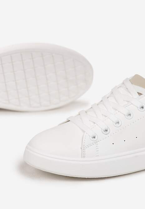 Sneakers Albi-Bej până la Gleznă cu Șireturi Hermonikka 5