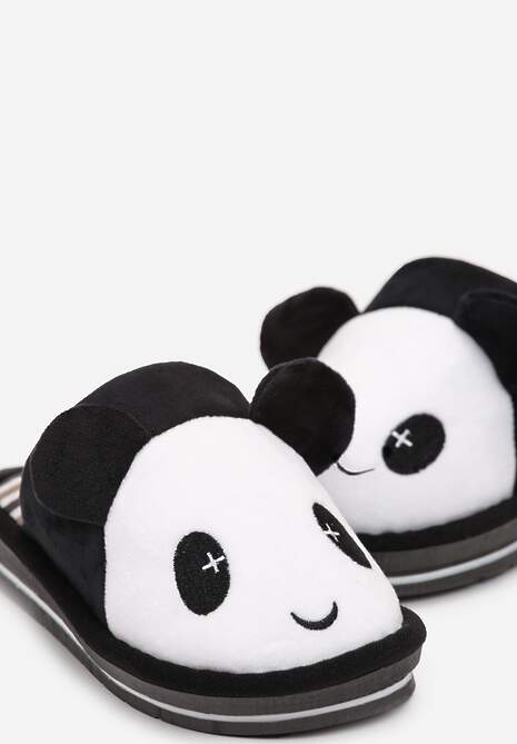 Papuci Negri cu Imagine de Panda Jenila 5