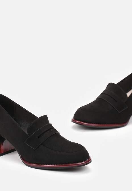 Negre Pantofi Cu Toc Leensa 5