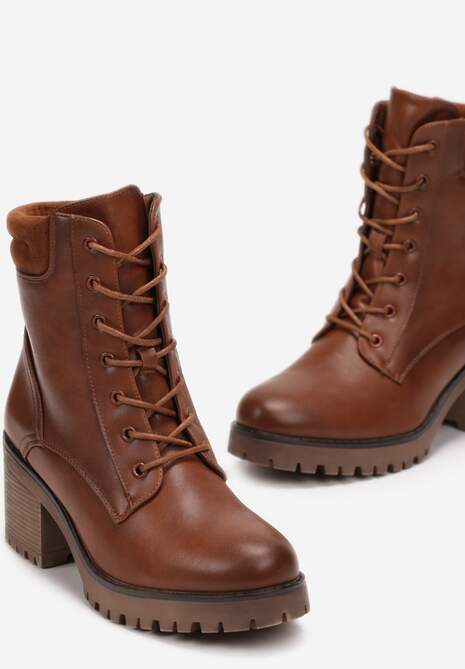 Botine Maro Trappers Toc Platformă Groasă Causey 5