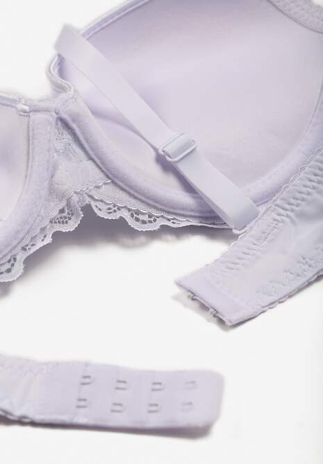 Sutien Push Up Alb din Dantelă Bliffa 6