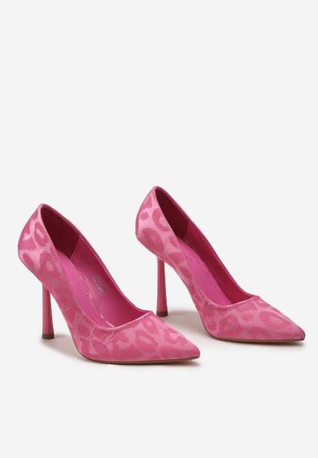Fucsia Strălucitor Stiletto Clasic Liserva 4