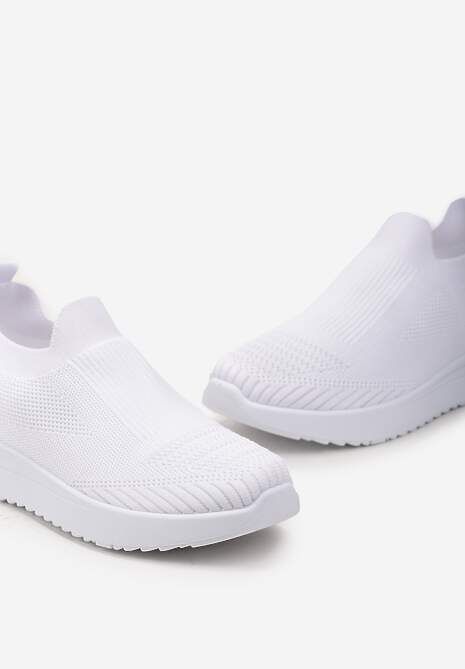 Pantofi sport albi cu șoapă până la gleznă Elairi 5