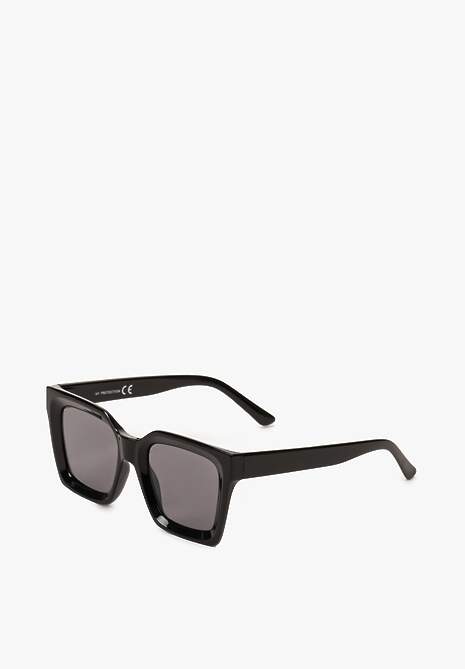 Czarne Kwadratowe Okulary Przeciwsłoneczne Oriadda