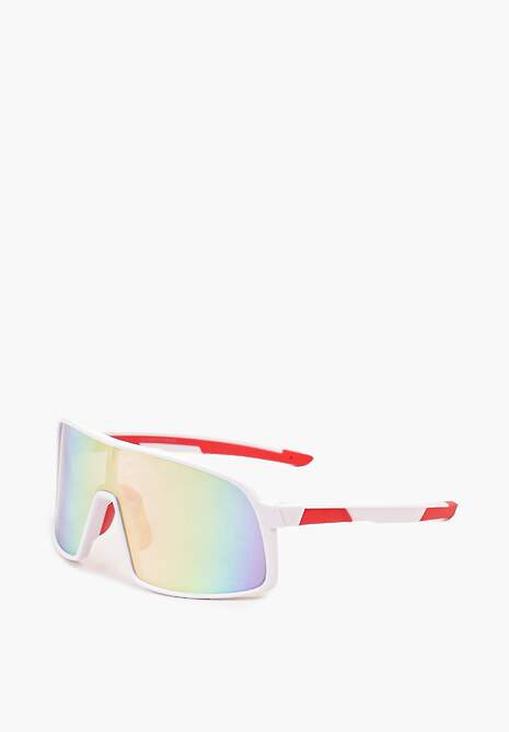 Białe Przeciwsłoneczne Okulary Sportowe z Polaryzacją Newlonna