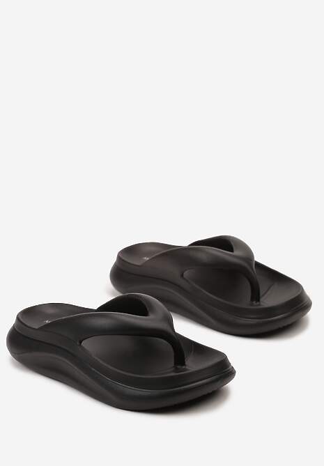 Papuci Negre din Spumă în Stil Streetwear Panoli 5