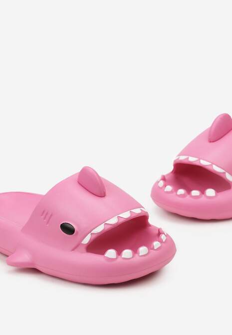 Papuci Flip-Flop Fucsia Spumă cu Ornament Rechin Dalencia 6
