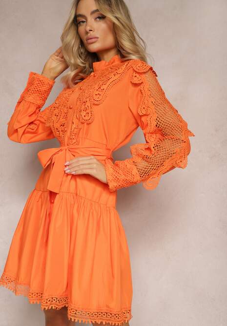 Pomarańczowa Sukienka Laodilea