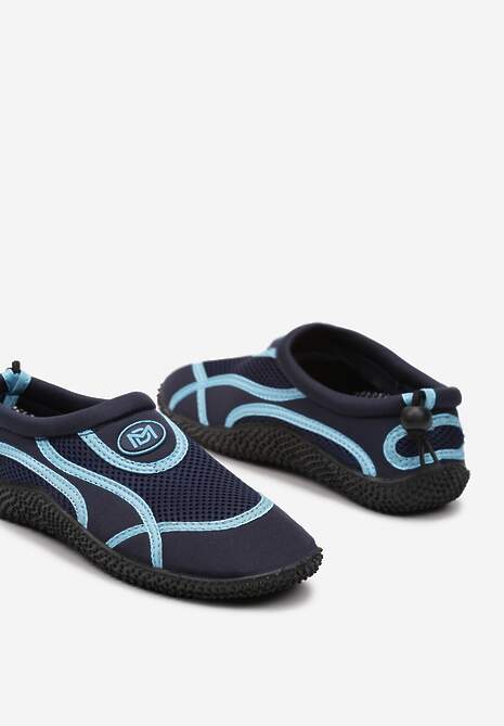 Granatowo-Niebieskie Elastyczne Buty Sportowe Basenowe lub do Sportów Wodnych Gavrielle 6