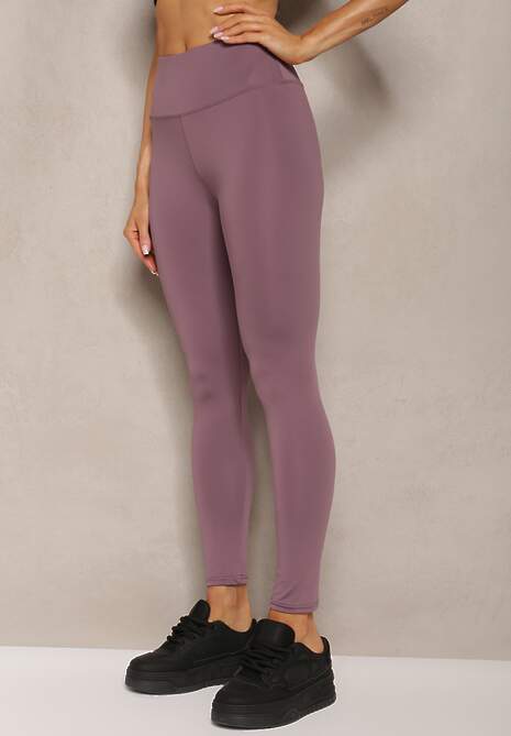 Colanți Sportivi Mov High Waist Vesara 4