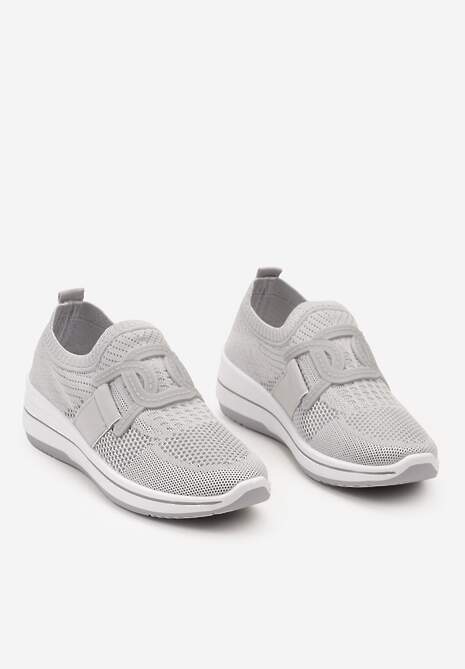 Pantofi Sport Gri cu Platforma Wianara 5