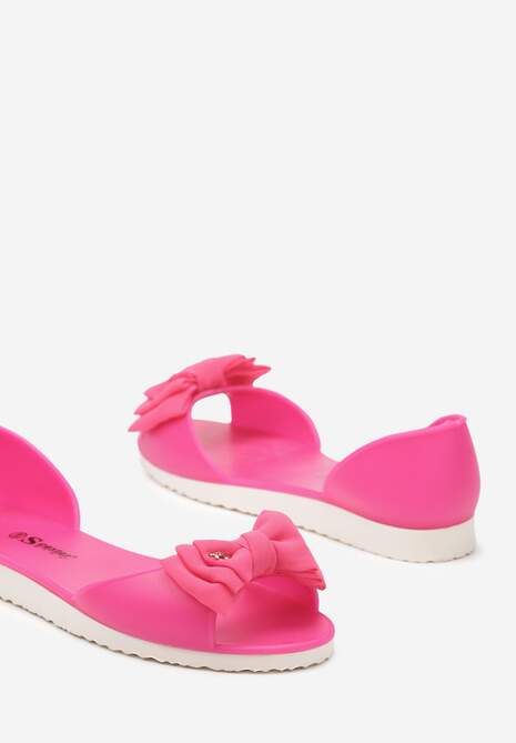 Baletini Fucsia Meliski cu Fundă din Material în Culoare Asortată Anirtepa 6