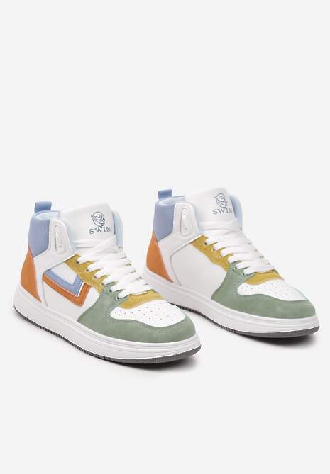 Sneakerși Alb-Verzi Maeramia 5