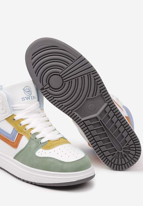 Sneakerși Alb-Verzi Maeramia 6