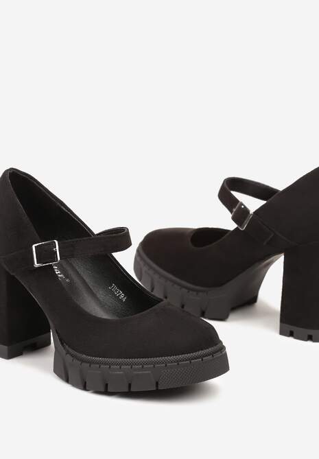 Pantofi cu toc Riandora Negri 6