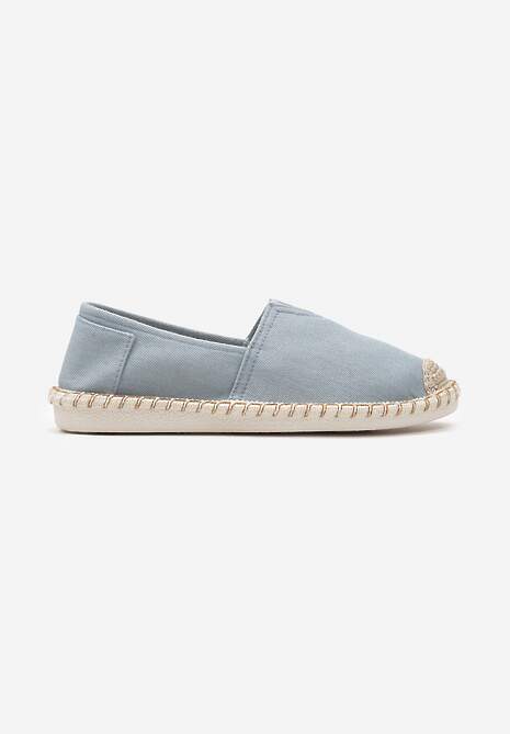 Espadrile Albastru Deschis Intrare Ușoară Talpa Plată Cevira 4