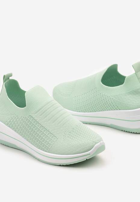 Verde Casual Pantofi Sportivi Talpă Plată fără Închidere Adalora 6