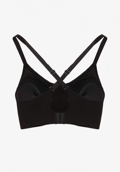Sutien sport negru cu bretele încrucișate Goolia 6