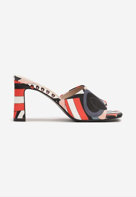 Negre Papuci Slip-on Boho pe Toc Ulvetta 4