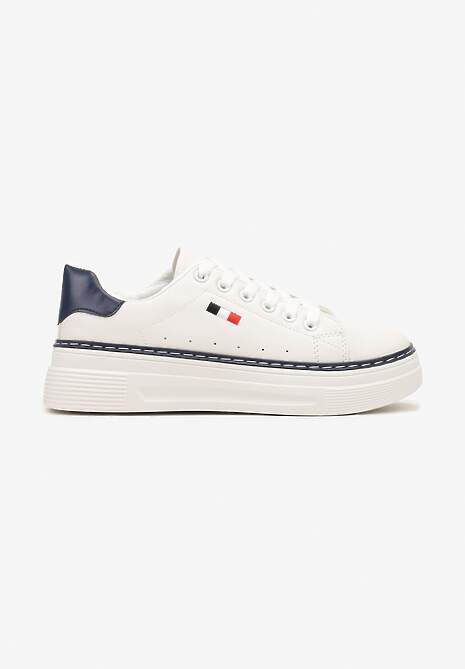 Sneakers Vaiden Alb cu bleumarin 4