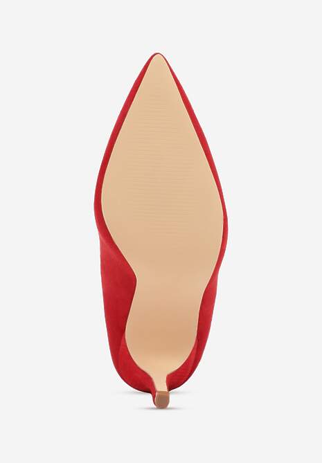 Pantofi stiletto Hekippe Roșii 7