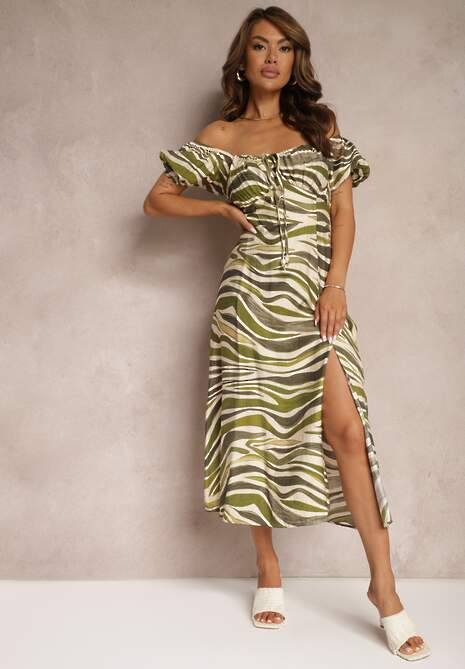Rochie Dimittha Verde închis 4