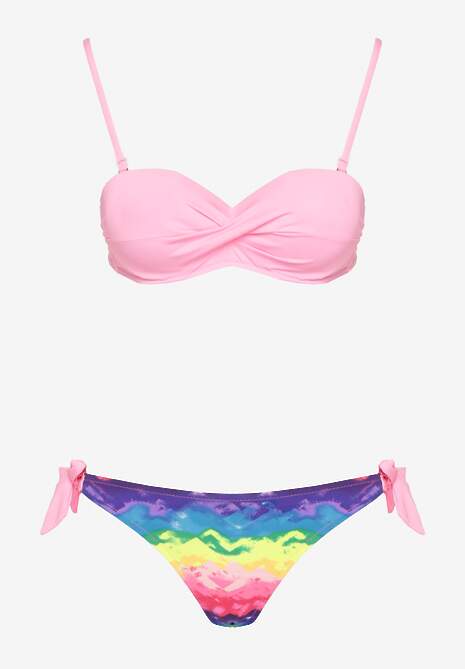 Bikini Roz cu 2 Piese Costum de Baie Iteviana 6