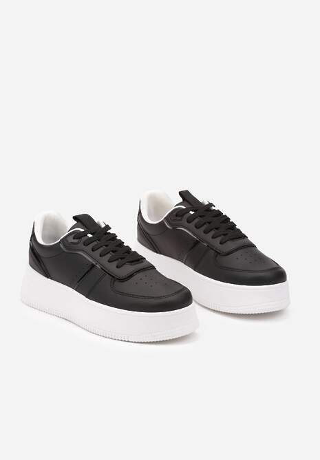 Sneakers Lealirra Negru cu alb 5