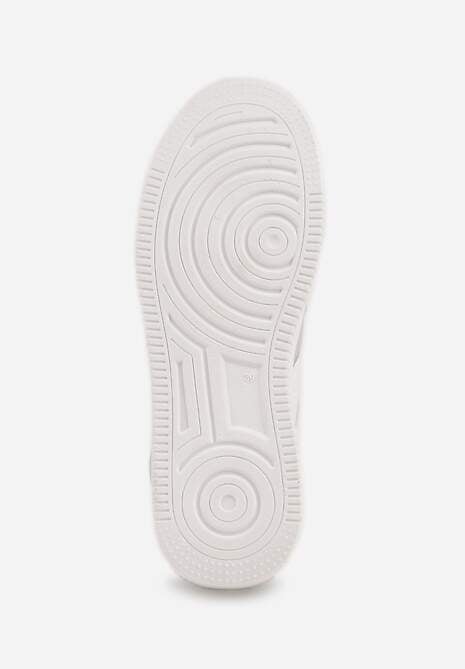 Biało-Szare Casualowe Sneakersy Vices na Niskiej Platformie Torila 7