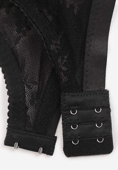 Sutien full cup negru cu dantelă Vikonie 7