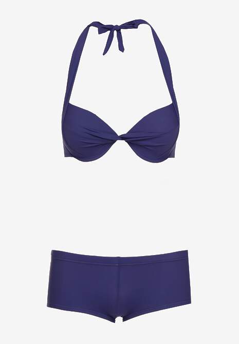 Costum de baie din două piese bleumarin Zureviana 6