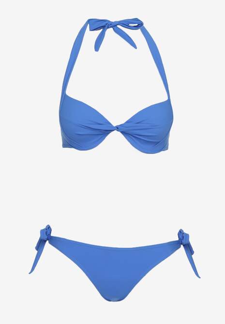 Costum de baie din două piese albastru Zureviana 5