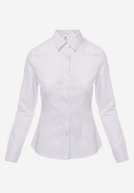 Camasa alba clasica cu nasturi Vikria 6