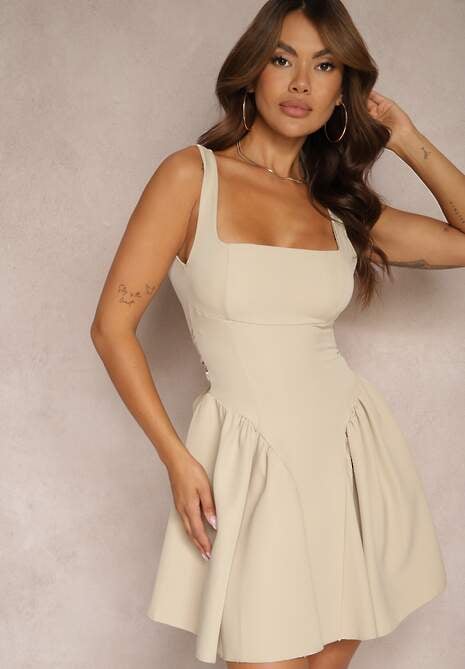 Rochie Tastorea Bej 5