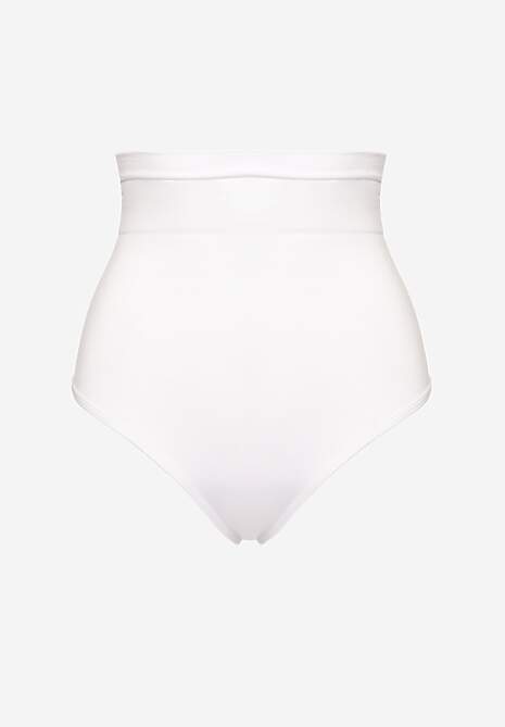 Biała Bielizna modelująca Majtki Stringi High Waist Avalivia 5