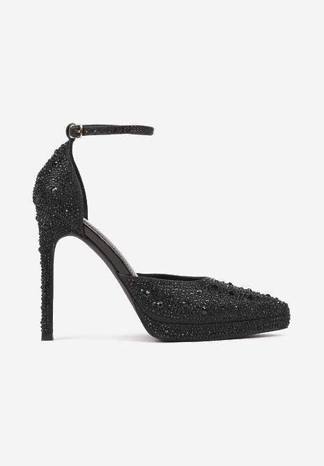 Pantofi stiletto Nelefia Negri 4