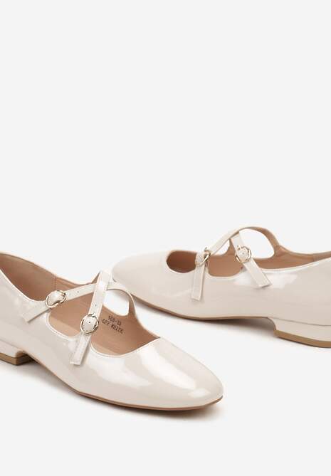 Pantofi cu toc Albi 6