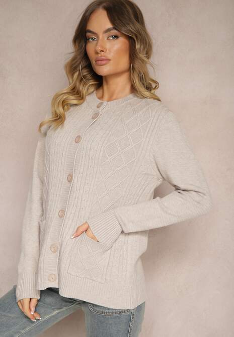 Cardigan Bej 4