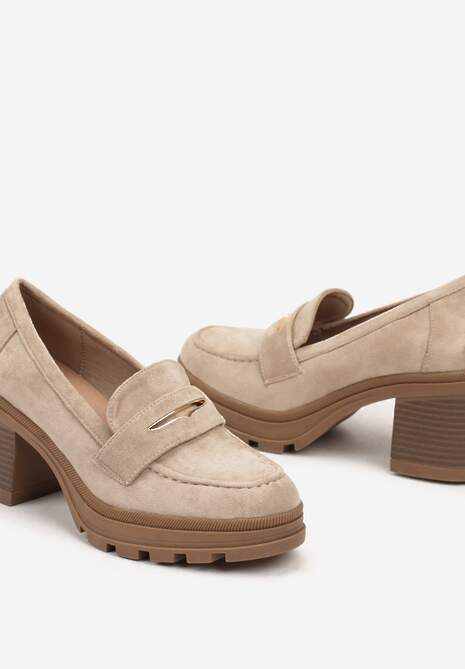 Pantofi casual bej 6