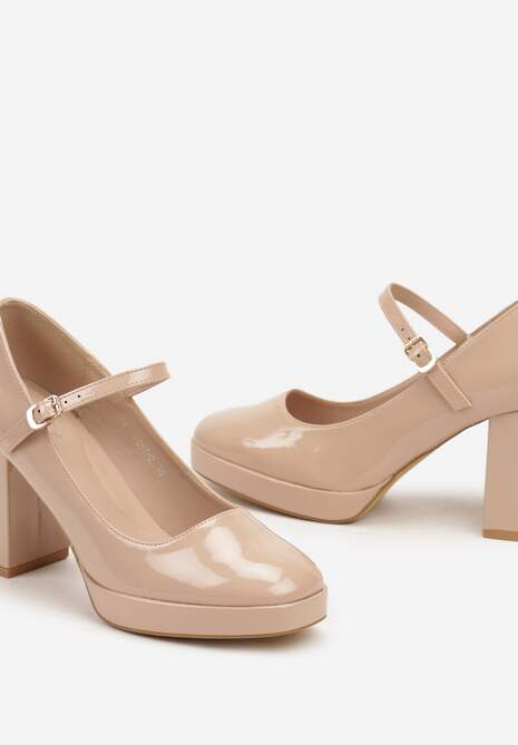 Pantofi casual bej 6