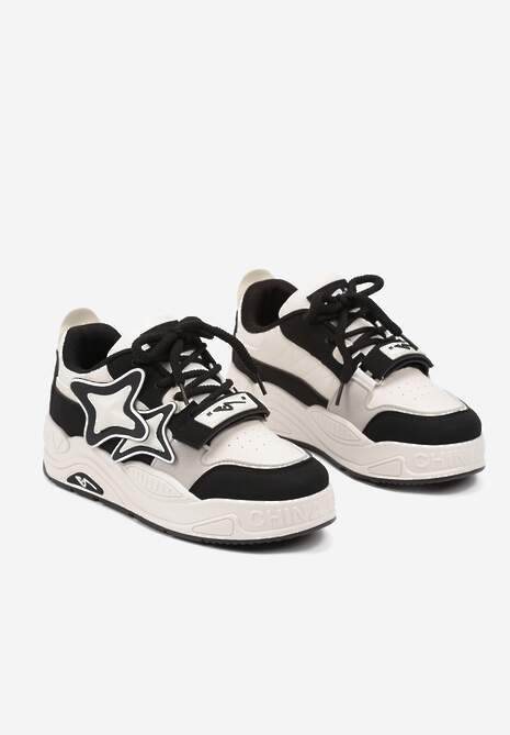Sneakers Bej cu negru 5