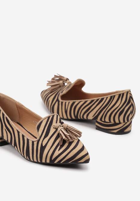 Pantofi cu toc Bej 6