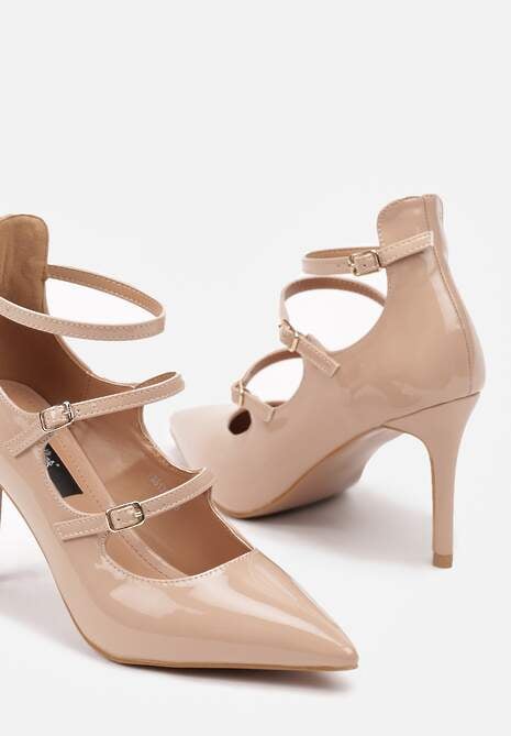 Pantofi stiletto Bej 6