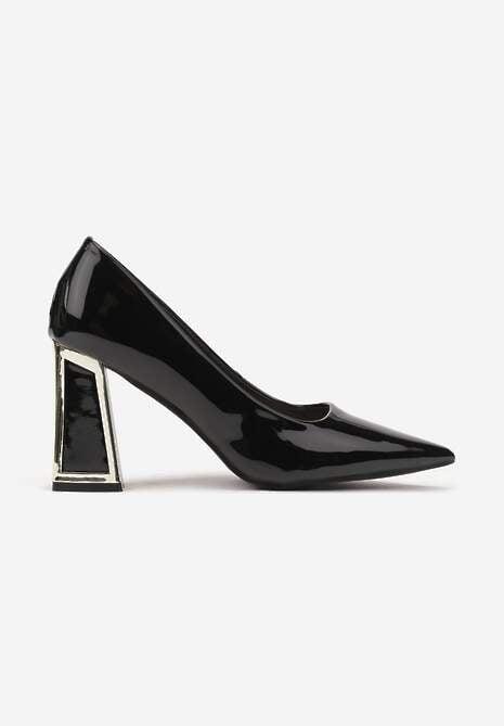 Pantofi cu toc Tereliana Negri 4