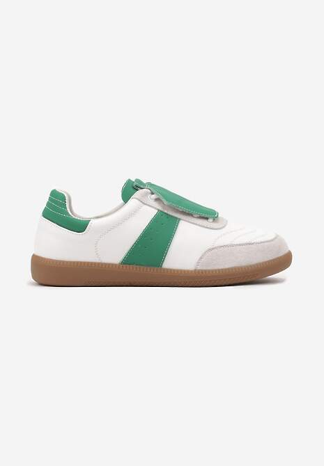 Sneakers Alb cu verde 4